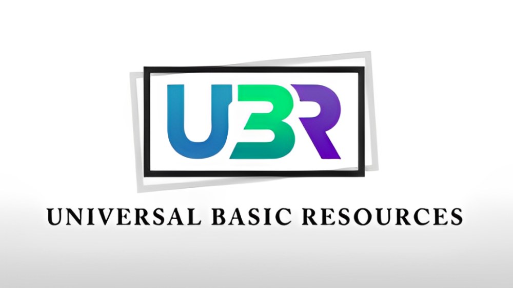 A logo of universal basic resources